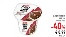 Conad Superstore Dessert proteico MILK PRO offerta