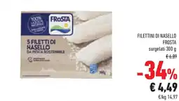Conad Superstore Filettini di nasello FROSTA offerta