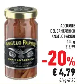 Conad Superstore Acciughe del cantabrico ANGELO PARODI offerta