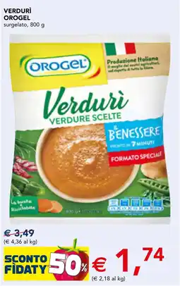 Esselunga Verdurì OROGEL offerta