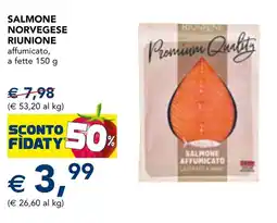 Esselunga Salmone norvegese RIUNIONE offerta