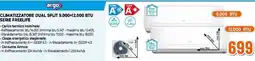 Expert argo CLIMATIZZATORE DUAL SPLIT 9.000+12.000 BTU SERIE FREELIFE offerta