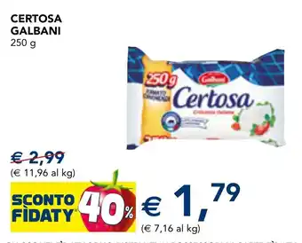 Esselunga Certosa GALBANI offerta