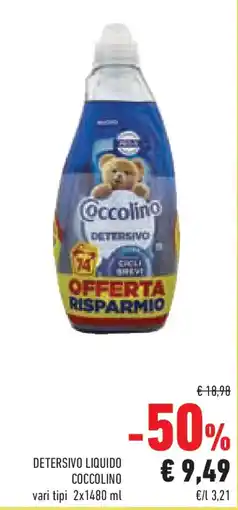 Conad Detersivo liquido COCCOLINO offerta
