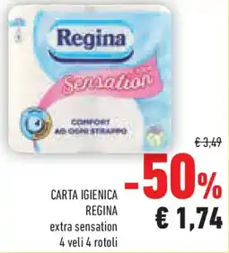 Conad Carta igienica REGINA offerta