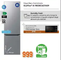 Expert SAMSUNG Frigorifero Combinato EcoFlex Al RB38C607AS9 offerta