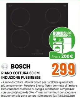 Expert BOSCH PIANO COTTURA INDUZIONE PUE611BB5E offerta