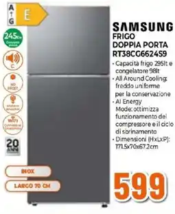 Expert SAMSUNG FRIGO DOPPIA PORTA RT38CG6624S9 offerta