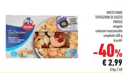 Conad Misto mare tentazioni di gusto FINDUS offerta