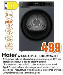 Expert Haier ASCIUGATRICE HD90D357GUIT offerta