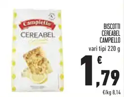 Conad Biscotti cereabel CAMPIELLO offerta