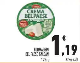 Conad Formaggini bel paese GALBANI offerta