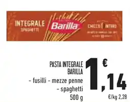Conad Pasta integrale BARILLA offerta