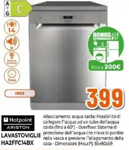 Expert Hotpoint ARISTON LAVASTOVIGLIE HA2FFC14BX offerta