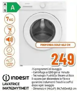 Expert INDESIT LAVATRICE IMA762MYTIMEIT offerta