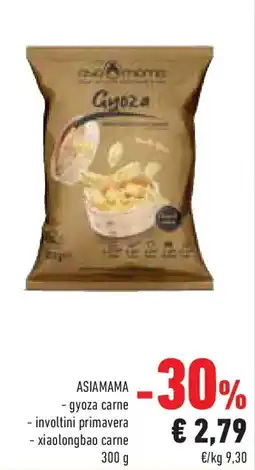 Conad ASIAMAMA - gyoza carne -involtini primavera - xiaolongbao carne offerta