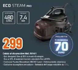Expert Rowenta eco steam pro Caldaia ad alta pressione Mod. DG9611 offerta