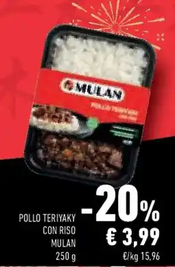Conad Pollo teriyaky con riso MULAN offerta