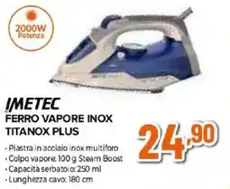 Expert Imetec ferro vapore inox titanox plus offerta