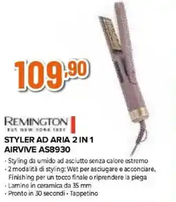 Expert REMINGTON STYLER AD ARIA 2 IN 1 AIRVIVE AS8930 offerta