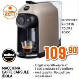 Expert Lavazza macchina caffè capsule idola offerta