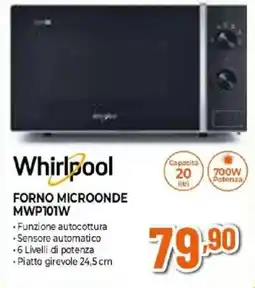 Expert Whirlpool FORNO MICROONDE MWP101W offerta