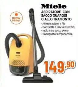 Expert Miele aspiratore con sacco guards1 giallo tramonto offerta