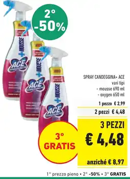 Conad Spray candeggina+ ACE offerta