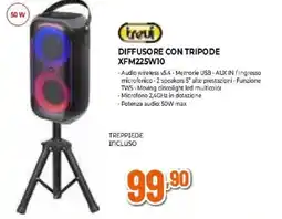Expert trevi DIFFUSORE CON TRIPODE XFM225W10 offerta
