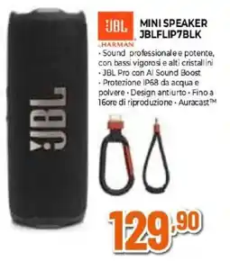 Expert JBL MINI SPEAKER JBLFLIP7BLK offerta
