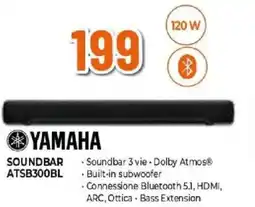 Expert YAMAHA SOUNDBAR ATSB300BL offerta