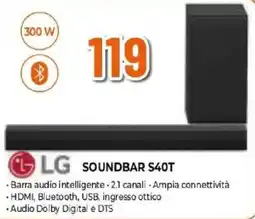 Expert LG SOUNDBAR S40T offerta