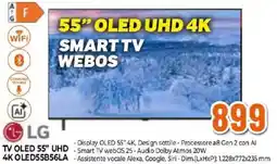 Expert LG TV OLED 55" UHD 4K OLED55B56LA offerta