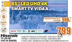 Expert Hisense TV LED 85" UHD 4K 85A69Q offerta