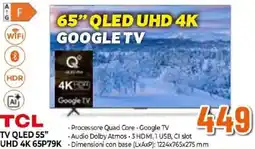 Expert TCL TV QLED 55" UHD 4K 65P79K offerta