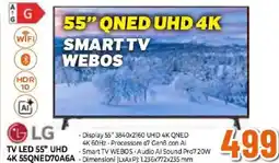 Expert LG TV LED 55" UHD 4K 55QNED70A6A offerta