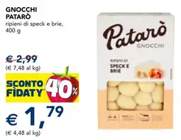 Esselunga Gnocchi PATARÒ offerta