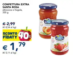 Esselunga Confettura extra SANTA ROSA offerta