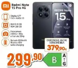Expert Redmi Note 15 Pro 4G offerta