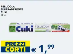 Esselunga Pellicola superaderente CUKI 50 m offerta