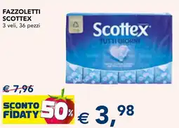 Esselunga Fazzoletti SCOTTEX offerta