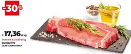 Unicoop Entrecôte con rosmarino offerta