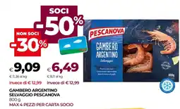 Unicoop Gambero argentino selvaggio PESCANOVA offerta