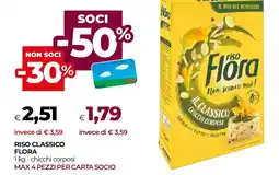 Unicoop Riso classico FLORA offerta