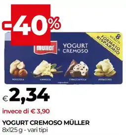 Unicoop Yogurt cremoso MÜLLER offerta