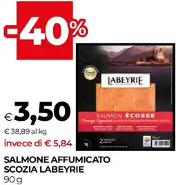 Unicoop Salmone affumicato scozia LABEYRIE offerta