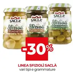 Unicoop Linea sfiziolì SACLÀ offerta