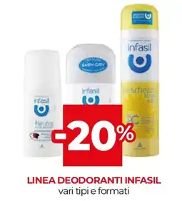 Unicoop Linea deodoranti INFASIL offerta