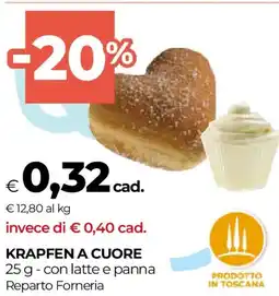 Unicoop Krapfen a cuore offerta