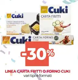 Unicoop Linea carta fritti o forno CUKI offerta